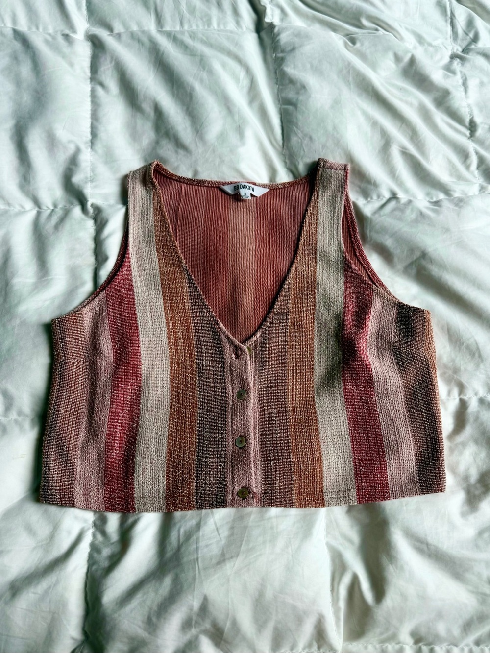 NWOT BB Dakota by Steve Madden striped vest tank top 🩷